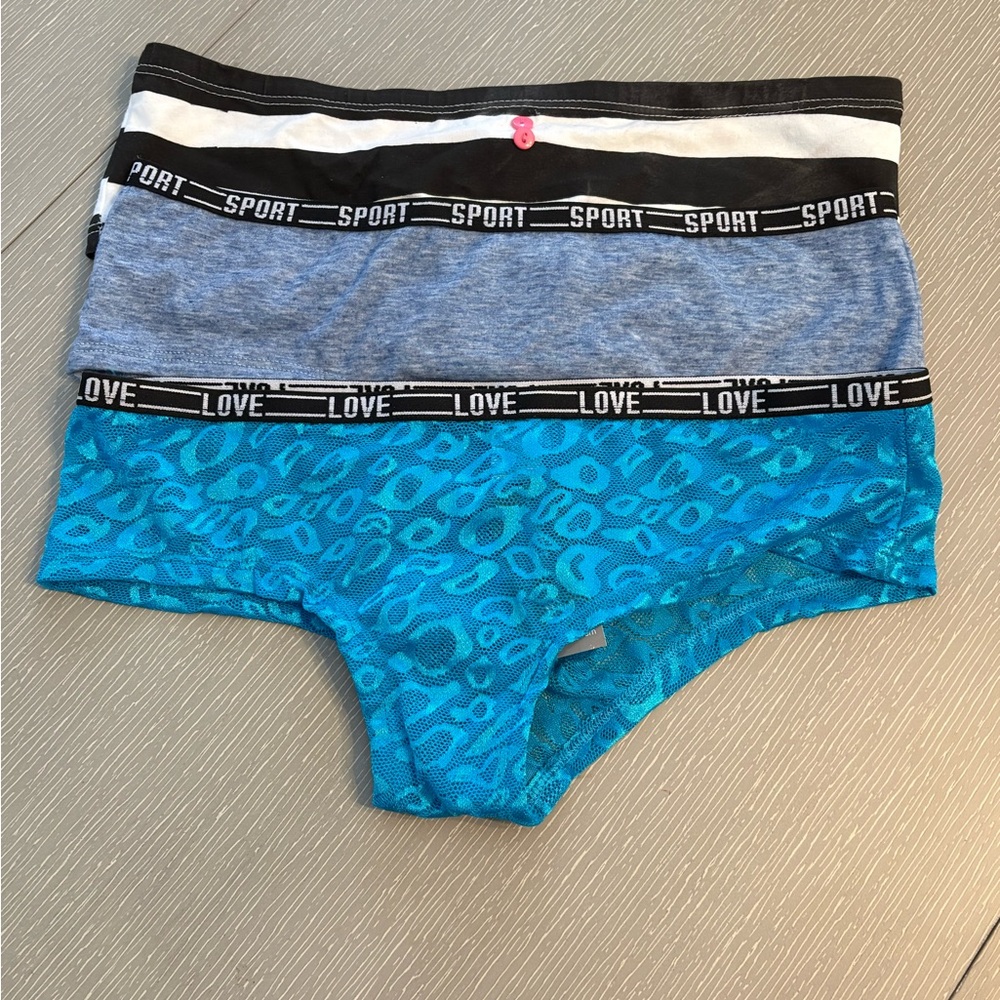 Wet Seal Women's Multicolor Panties Set